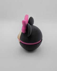 Minnie Mouse Pokeball - 3D Printed Figure, Cartoon Mashup Decor 3