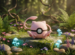 Mew Pokeball Replica - 3D Printed Gamer Desk Accessory 3