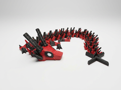 Deadpool Dragon - Large Articulated Figure, 3D Printed Comic Decor 2