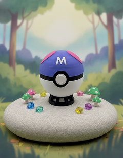 Master Ball Replica, Functional 3D Printed Prop for Cosplay and Desk Decor 1