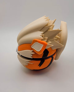Arcanine Pokeball Figure, 3D Printed Collector's Item, Video Game Desk Decor 4