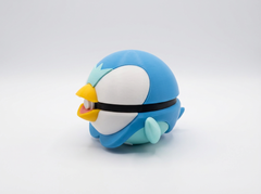 Piplup Pokeball Replica, 3D Printed Figure, Sinnoh Starter Desk Decor 5