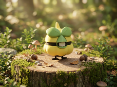 Browt Pokeball Character Statue - 3D Printed Gamer Desk Decor 1