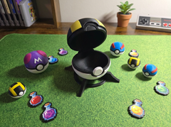 Functional Ultra Ball Replica - 3D Printed Prop for Cosplay and Gamer Decor 2