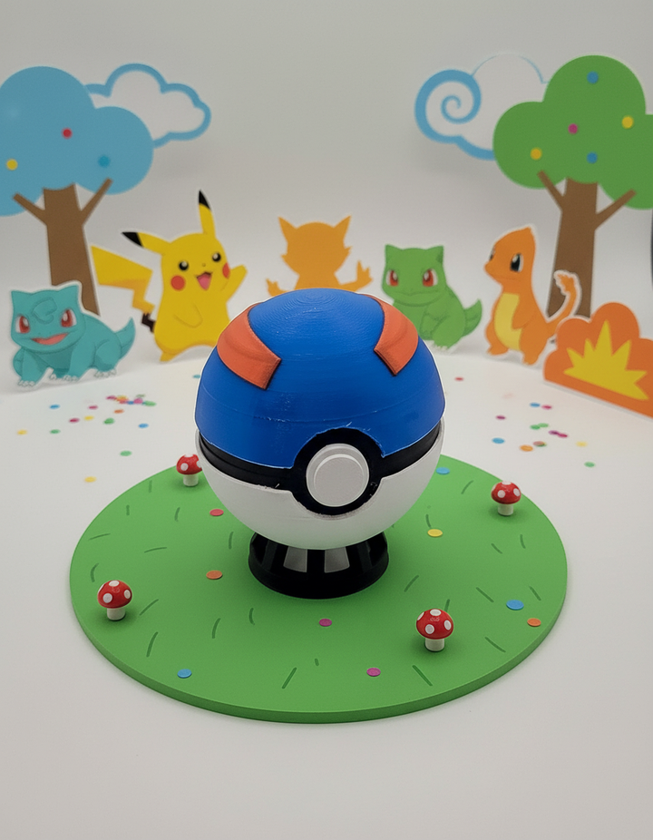 Functional Great Ball Replica - 3D Printed Prop for Cosplay or Desk Decor