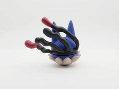 Mega Lucario Pokeball Replica - 3D Printed Fan Art, Gamer Desk Accessory 4