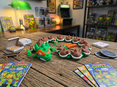 Articulated Michelangelo Dragon, TMNT Inspired 3D Printed Fidget Toy 2