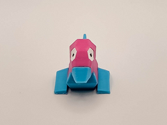 Porygon Figure - Low Poly Miniature, Retro Gaming Desk Accessory 2