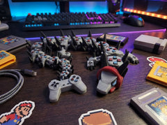 Articulated Gamer Dragon - Retro Fidget Desk Toy, Poseable Figure 1