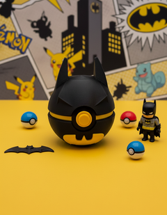 Batman Pokeball - 3D Printed Superhero Prop for Desk Decor 1