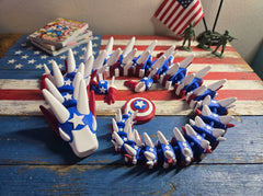 Captain America Articulated Dragon - 26-Inch Superhero Figure 2