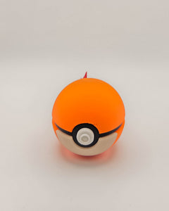 Charmander Pokeball Figure, Non-Functional 3D Printed Video Game Decor 2