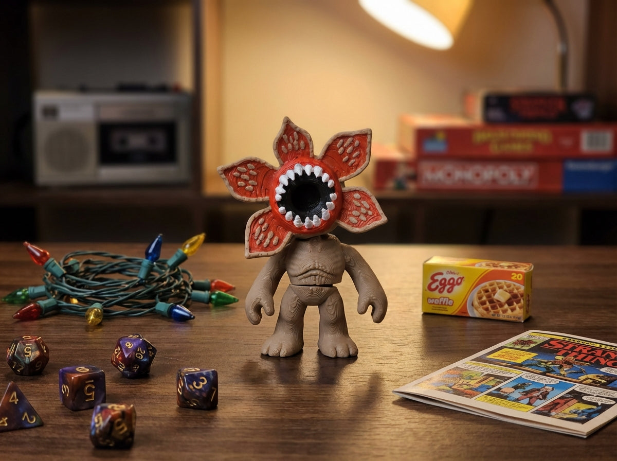 Flexi Demogorgon Figure - Articulated Stranger Things Desk Toy 1