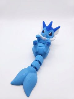 Flexi Vaporeon Figurine - Articulated Desk Toy 3