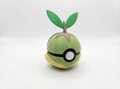 Turtwig Pokeball Replica - 3D Printed Sinnoh Starter Collector Prop 3