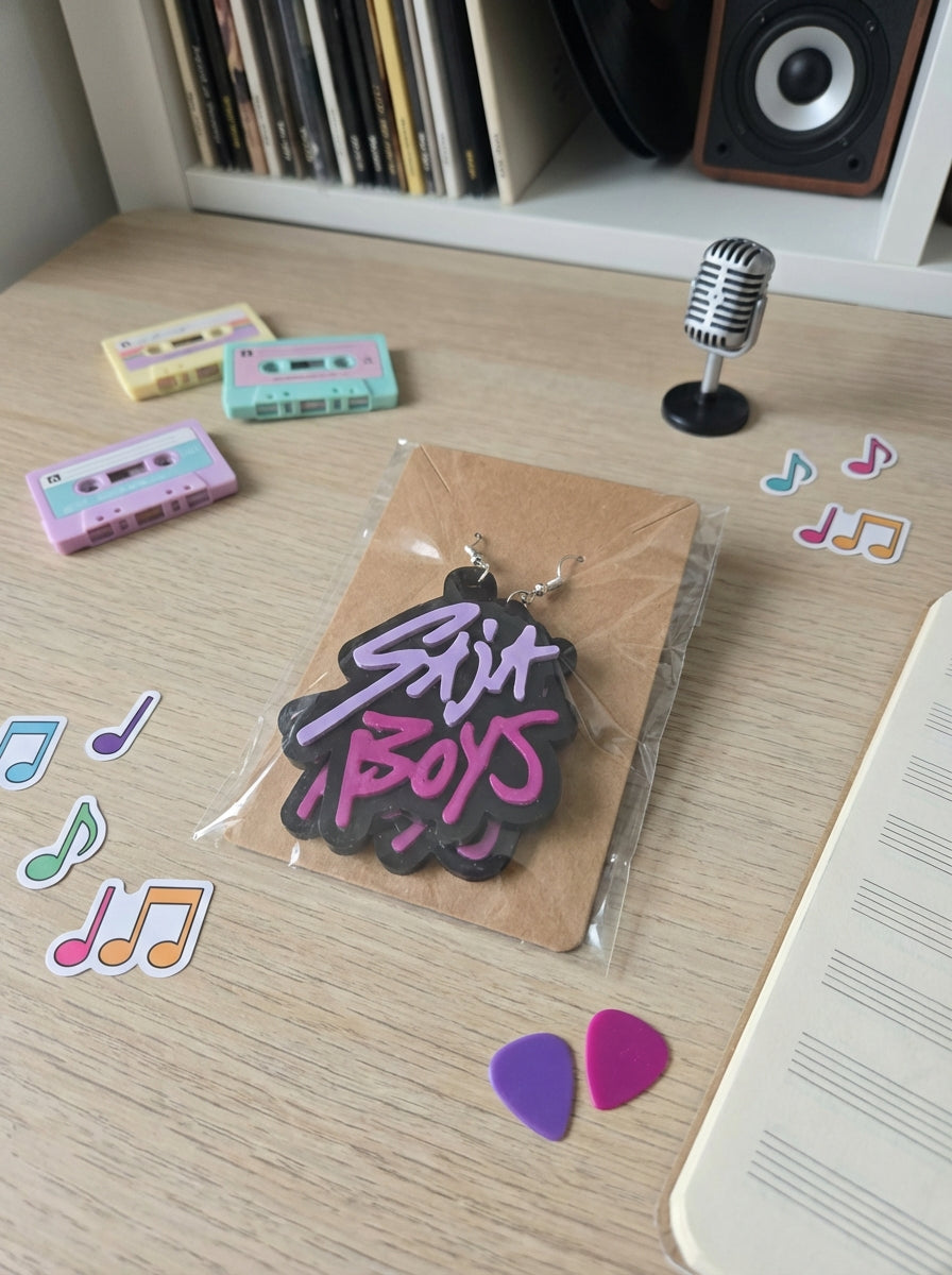 Saja Boys Logo Earrings - 3D Printed Band Merch 1