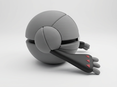 Registeel Pokeball - 3D Printed Replica Prop 4