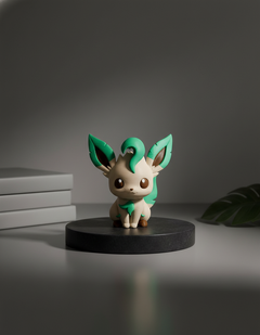 Leafeon Figure - 3D Printed Eeveelution Fan Art Statue 5