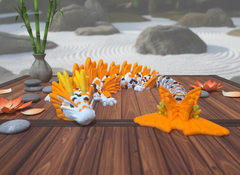 Articulated Koi Dragon - Large 24" 3D Printed Fidget Toy 11