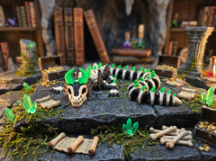 Articulated Skeleton Dragon - Mini Fidget Toy, DnD Monster Figure 3