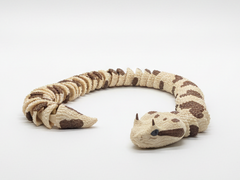 Articulated Horned Snake, 3D Printed Fidget Toy, Desert Viper Figure 3