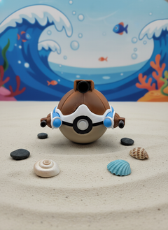 Mega Blastoise Pokeball Replica, 3D Printed Video Game Prop 1