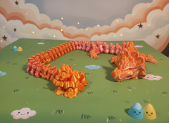 Articulated SnapDragon - Large Crystal Dragon Fidget Toy, Dual Color 1