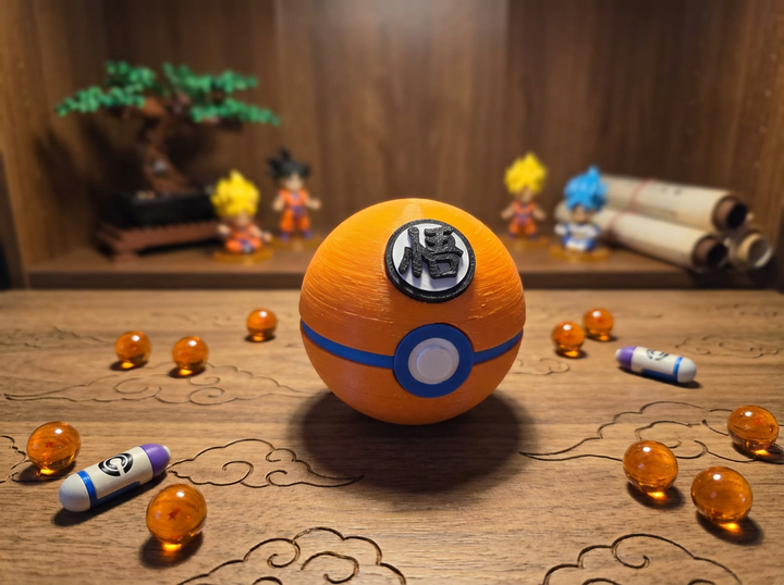 Goku Pokeball - 3D Printed Dragon Ball Z Anime Prop