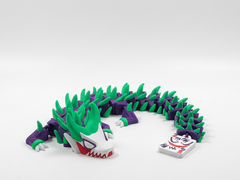 Joker Dragon, Articulated 24-Inch Fidget Figure, Villain Desk Toy 2