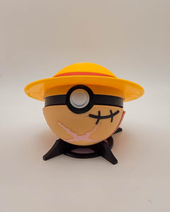 Monkey C. Luffy Pokeball - Anime Crossover Desk Figure 2