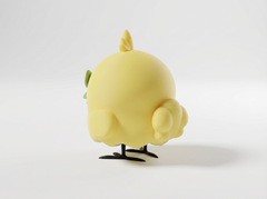 Browt Figurine, Pokémon-Inspired Fan Art, 3D Printed Desk Decor 3