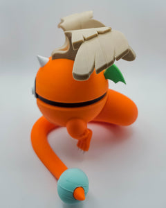 Mega Dragonite Pokeball Figure - 3D Printed Gamer Desk Decor, Collector Item 3