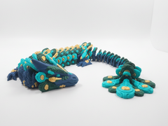 Articulated Peacock Dragon - 28 Inch 3D Printed Fidget Toy Figure 2