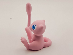 Mew Mini Figure - 3D Printed Pokemon Figurine, Geek Desk Decor 3