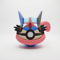 Ash's Greninja Pokeball Replica - 3D Printed Gamer Display Prop 2