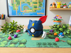 Sneasel Pokeball Prop Replica - 3D Printed Figure, Cosplay Accessory 1