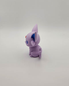 Espeon Figurine, 3D Printed Pokemon Statue, Miniature Desk Decor 3