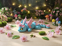 Articulated Winged Flower Dragon, Fidget Desk Toy 1