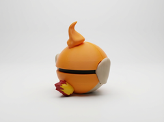 Chimchar Pokeball - 3D Printed Gamer Decor, Non-Functional Prop 3