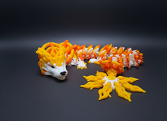 Articulated Solar Dragon - Large 25-Inch Fidget Toy and Fantasy Figure 5