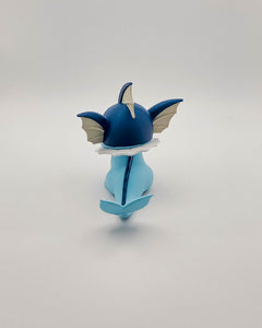 Vaporeon Figure - 3D Printed Water Monster, Anime Figurine 3