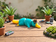 Flexi Perry the Platypus Figurine, Articulated Fidget Toy 1