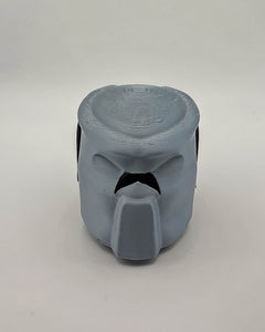 Predator Pokeball Replica, 3D Printed Sci-Fi Mashup Prop, Matte Silver 2