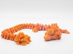 Articulated SnapDragon - Large Crystal Dragon Fidget Toy, Dual Color 2