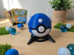 Dratini Pokeball, 3D Printed Gaming Collectible Desk Decor 2