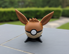 Eevee Pokeball Replica - Functional 3D Printed Storage Box for Gamers 5