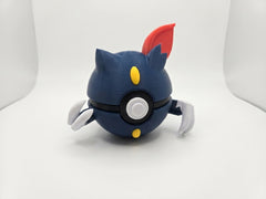 Sneasel Pokeball Prop Replica - 3D Printed Figure, Cosplay Accessory 4