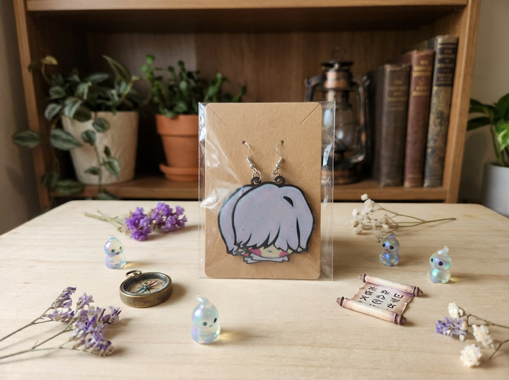 Mystery Saja Earrings - Kpop Demon Hunters (KPDH) 3D Printed Jewelry