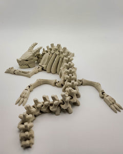 Ashbone Dragon - Articulated Skeletal Figure, Fidget Desk Toy 3