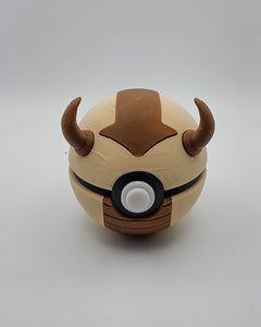 Appa Pokeball - Avatar Fan Art, 3D Printed Sky Bison Collectible 2